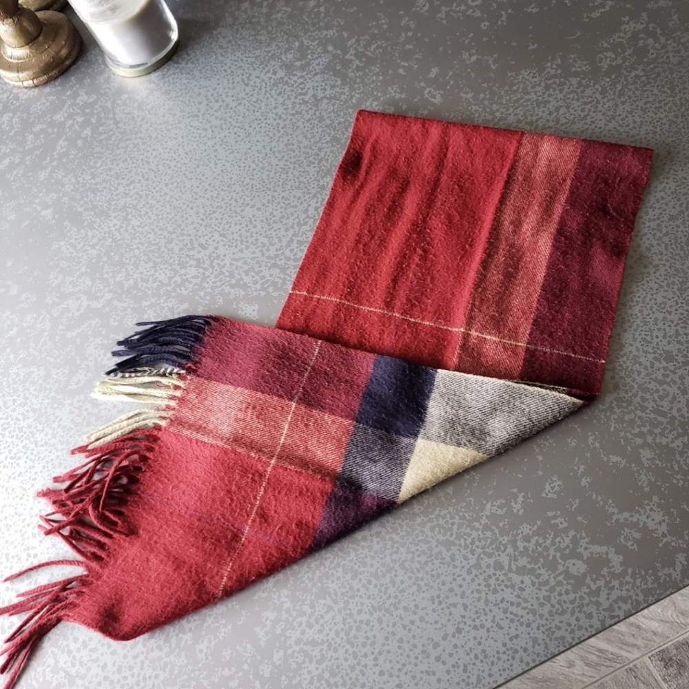 Christian Dior Scarf (Unisex) Red, Navy, Cream